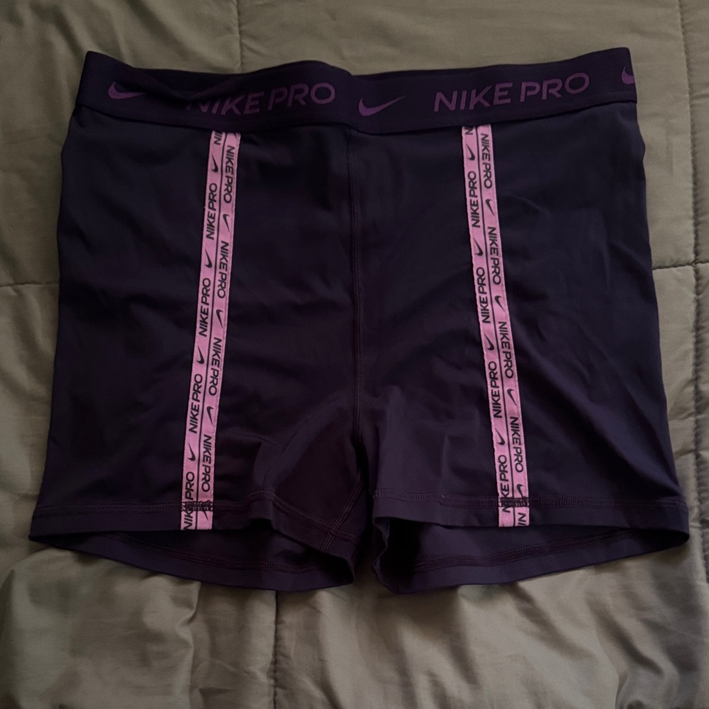 Nike Women's Dark Purple Athletic Shorts